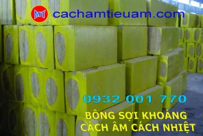 Bông sợi khoáng cách âm cách nhiệt - Bông Rock Wool 