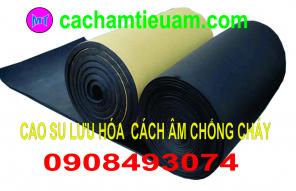 Cao su Lưu hoá cách âm chống rung dạng cuộn - Cao su xốp 