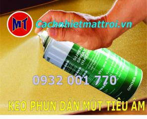 Keo phun dán mút đa năng - Dán mút tiêu âm cách âm cách nhiệt - Bình xịt cầm tay 