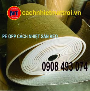 Mút Xốp PE OPP Một Mặt Keo – Giải Pháp Cách Nhiệt, Bảo ôn, Chống Nóng Hiệu Quả 