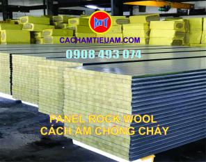 Panel Rock wool cách âm cách nhiệt chống cháy 