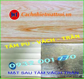 Tấm vách trần lõi PU mặt tôn - Cách âm cách nhiệt chống nóng 